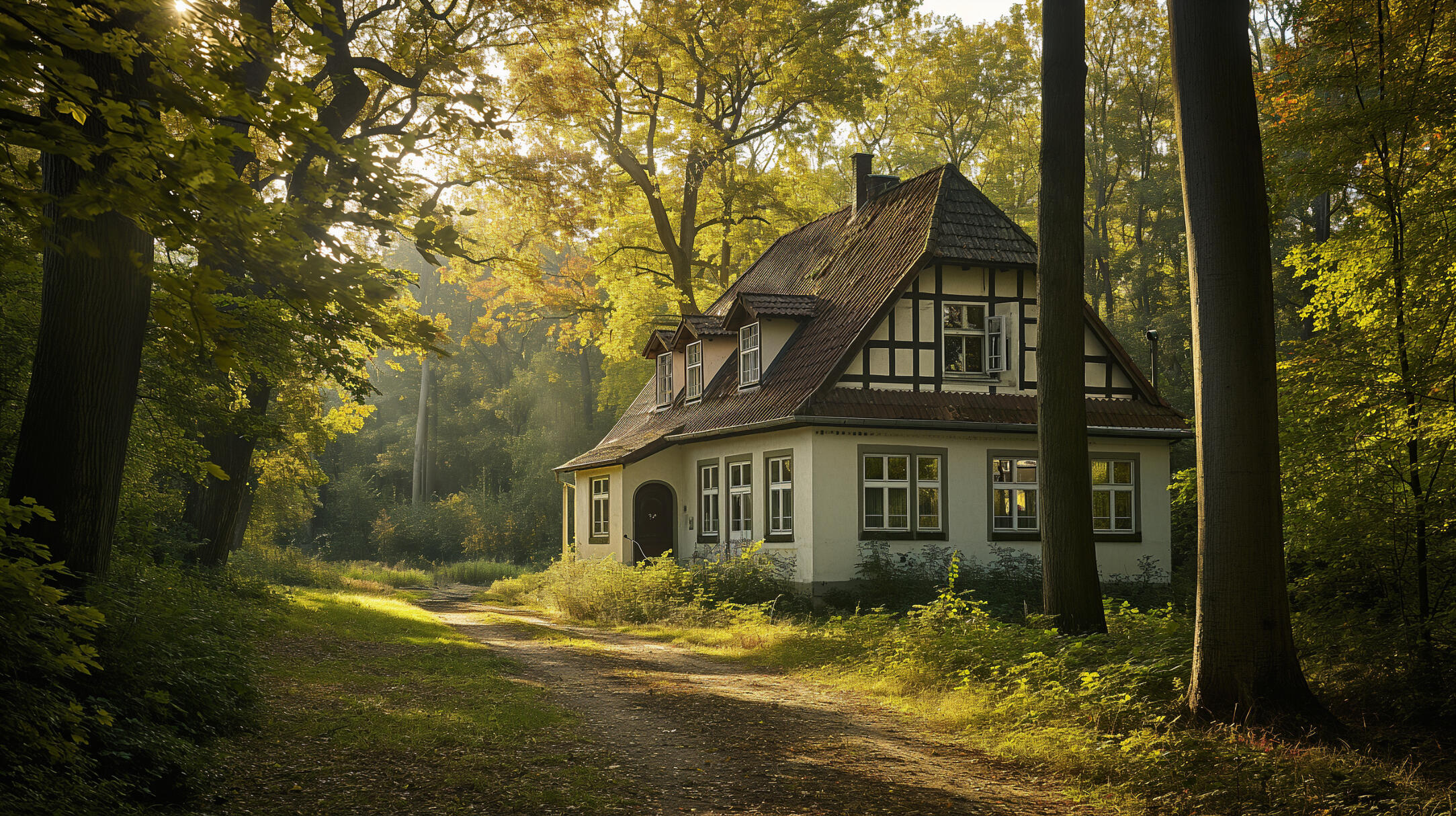 Die Oberförsterei im Wald