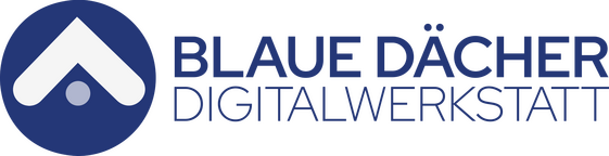 Das Logo der Blaue Dächer Digitalwerkstatt